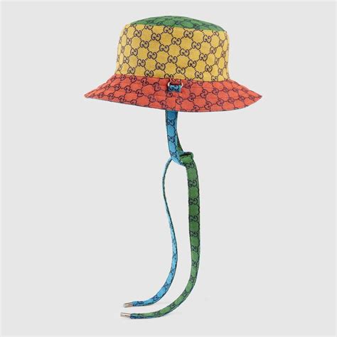 gucci rainbow bucket hat